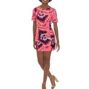 French Connection Tie Die Minidress Sz 4